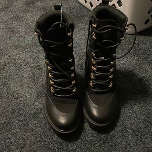 Pair of JustFab Combat boots
